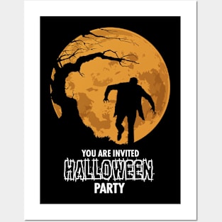 You Are Invited Halloween Party Posters and Art